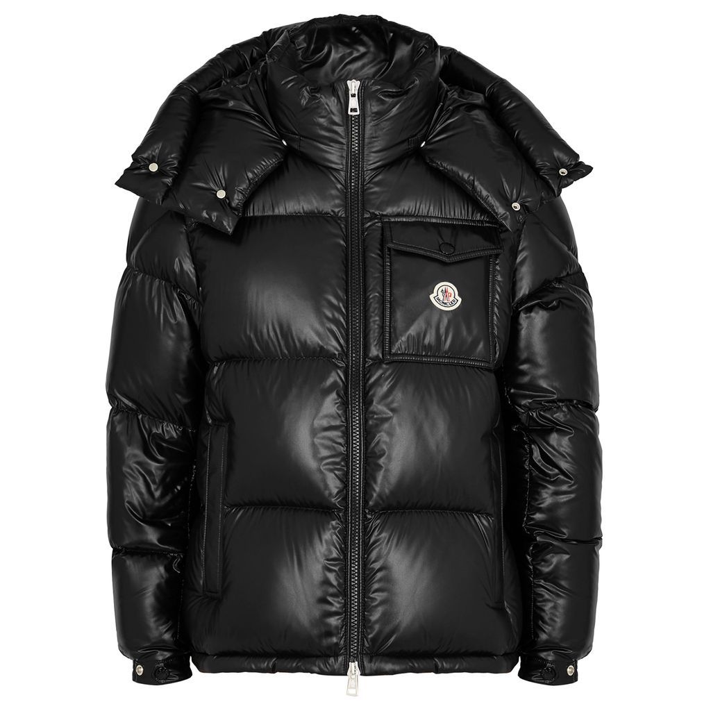 Montbeliard Black Quilted Shell Jacket - 6