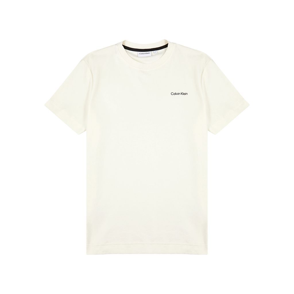Logo Cotton T-shirt - White - L