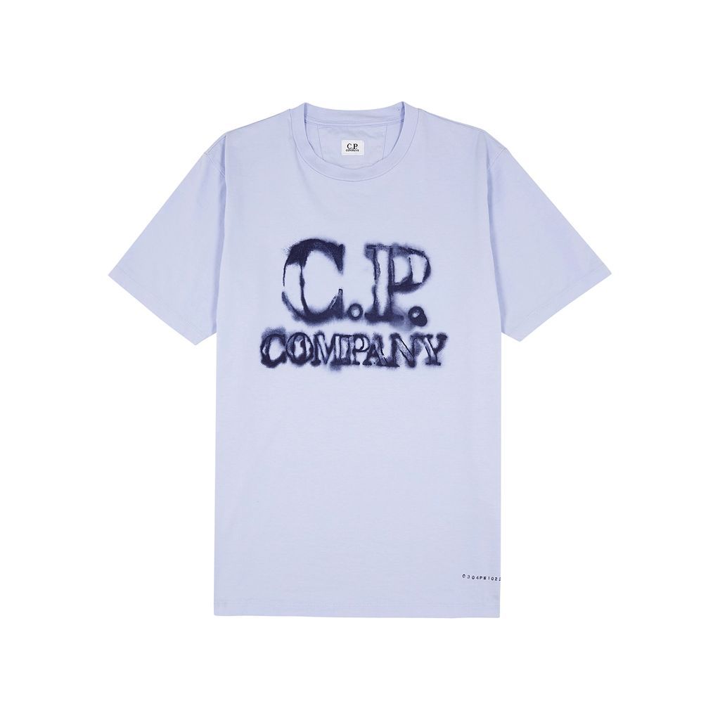 Logo-print Cotton T-shirt - Lilac - S