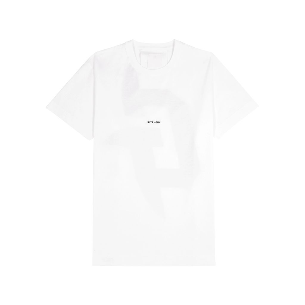 Logo Cotton T-shirt - White And Black - L