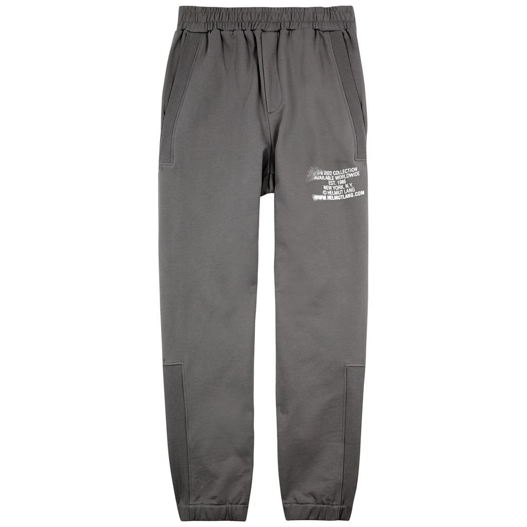 Logo-print Cotton Sweatpants - Grey - XL