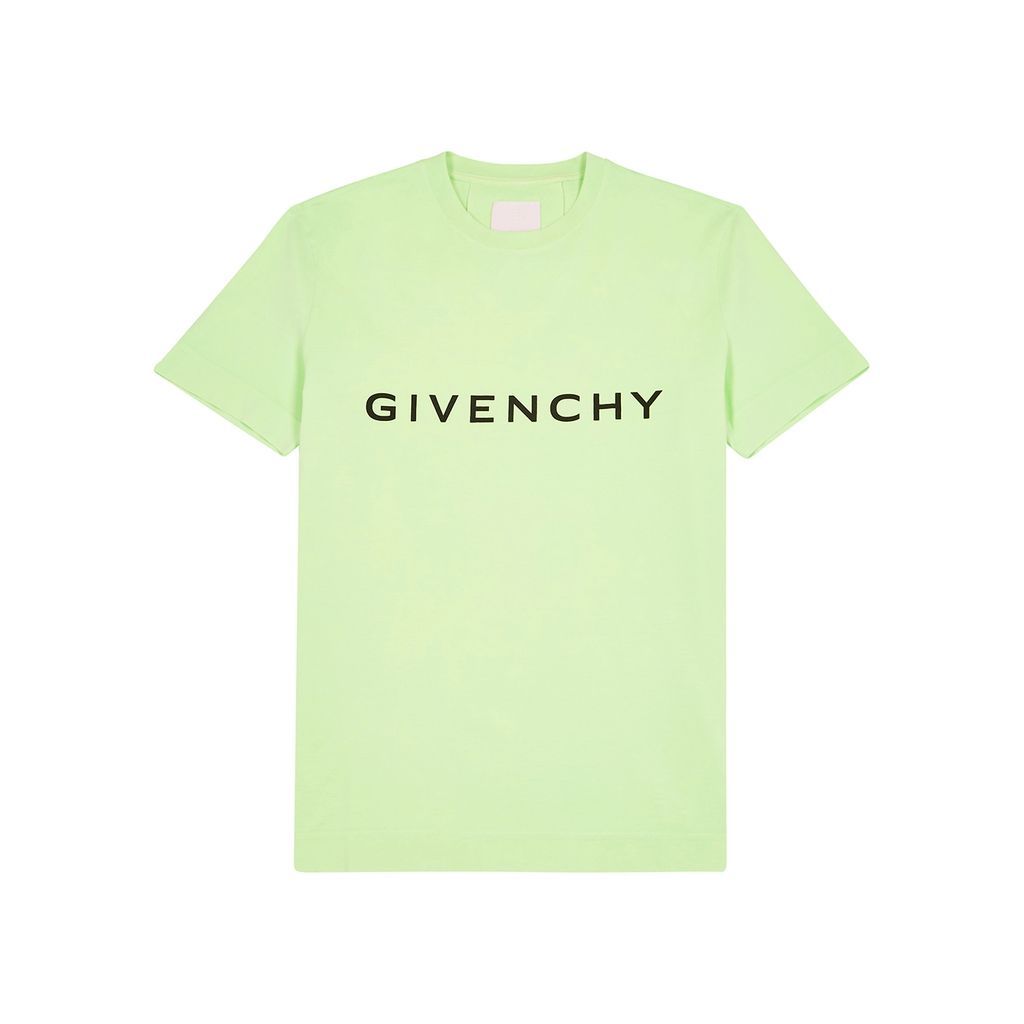 Logo-print Cotton T-shirt - Green - M
