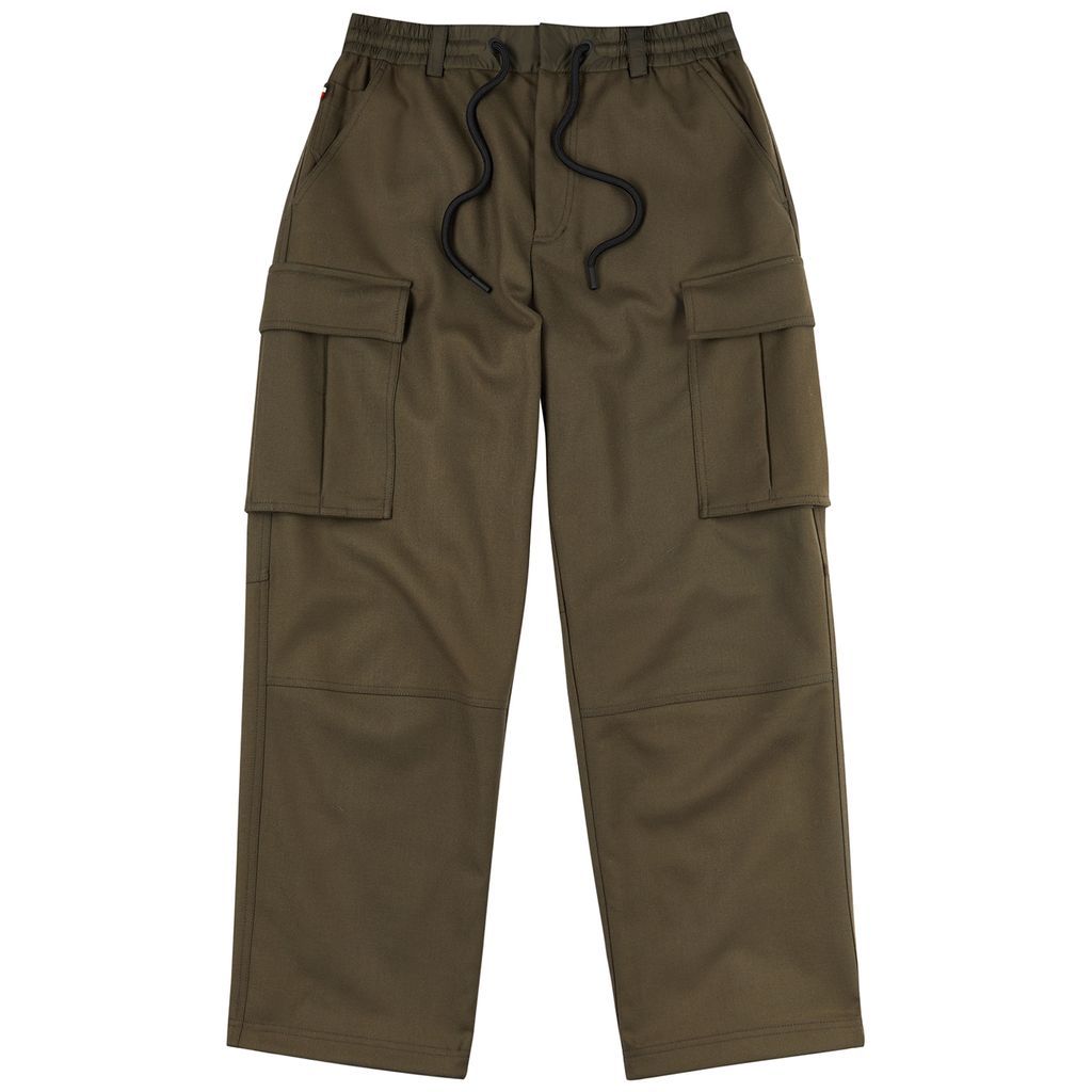 Grenoble Wool Cargo Trousers - Green - W32