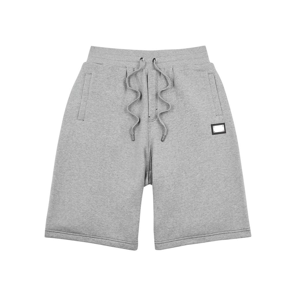Cotton-blend Shorts - Grey - 50