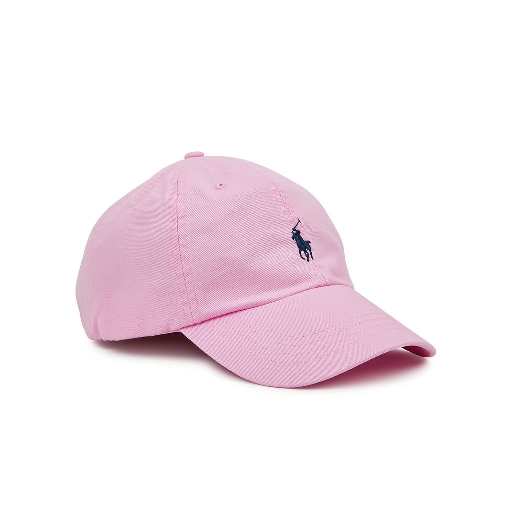 Logo-embroidered Twill Cap - Pink