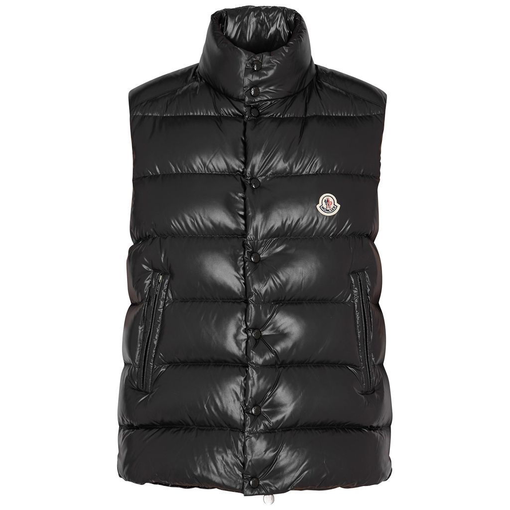 Tib Black Quilted Shell Gilet - 5
