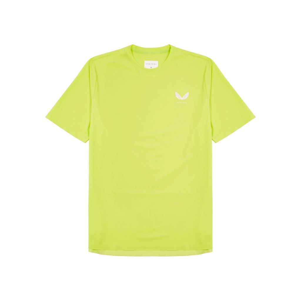 Metatek Logo-print Stretch-jersey T-shirt - Yellow - XL