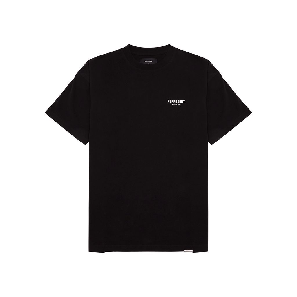 Owners Club Logo Cotton T-shirt - Black