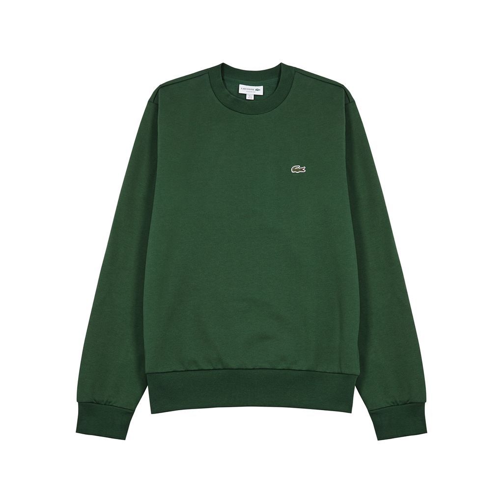 Logo Cotton-blend Sweatshirt - Green - 5