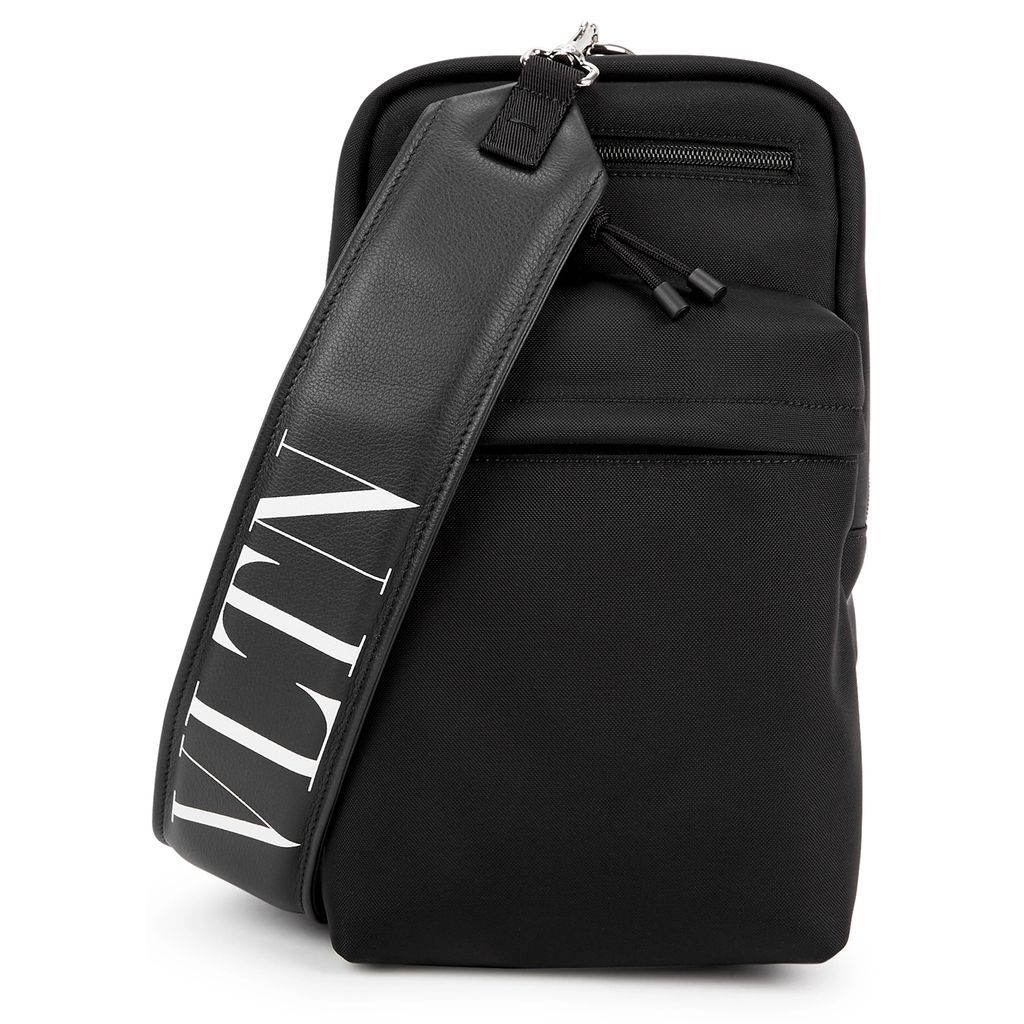 Valentino Garavani Vltn Black Nylon Cross-body Bag