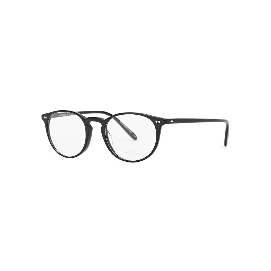 Riley Black Round-frame Optical Glasses, Glasses, Black