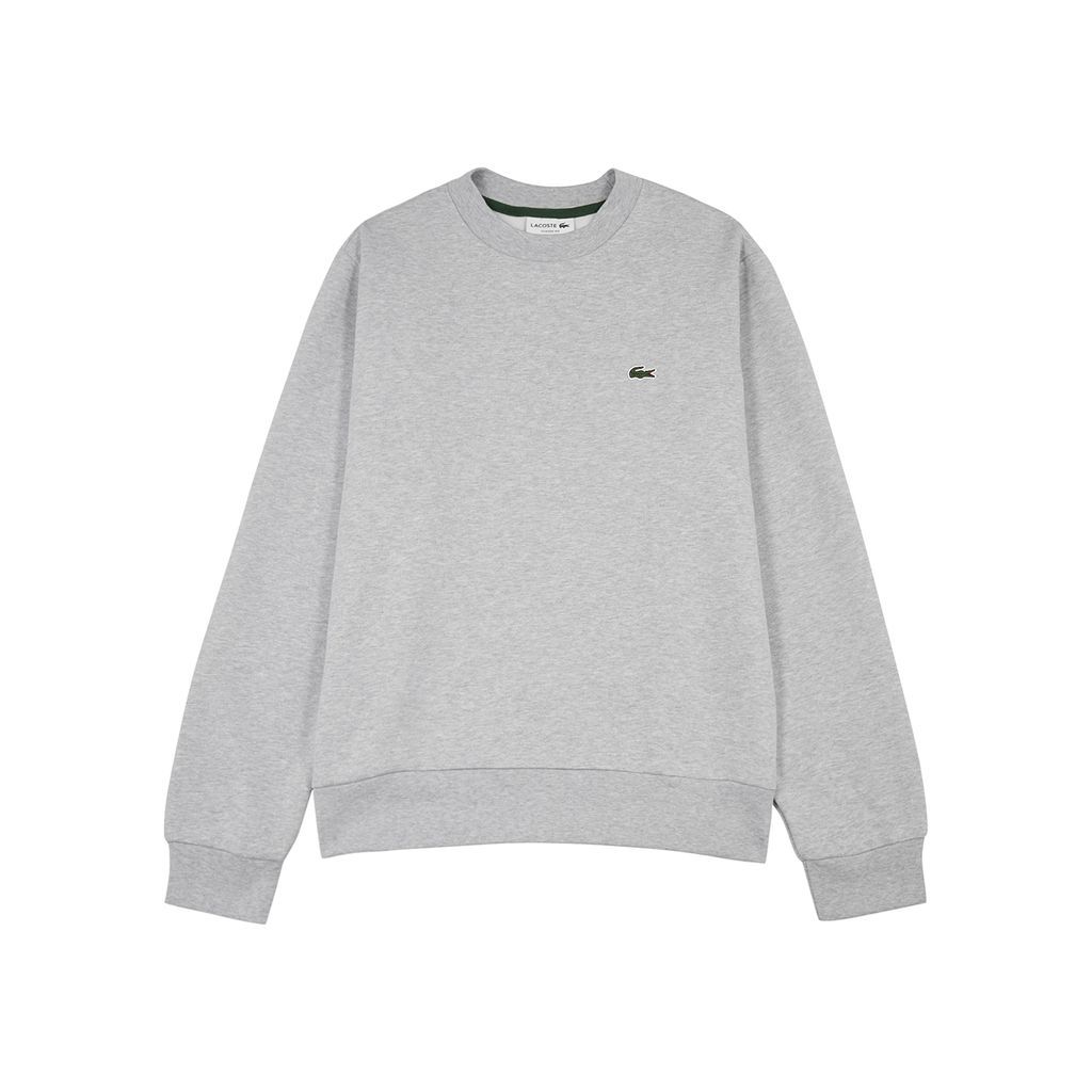 Logo Cotton-blend Sweatshirt - Grey - 6