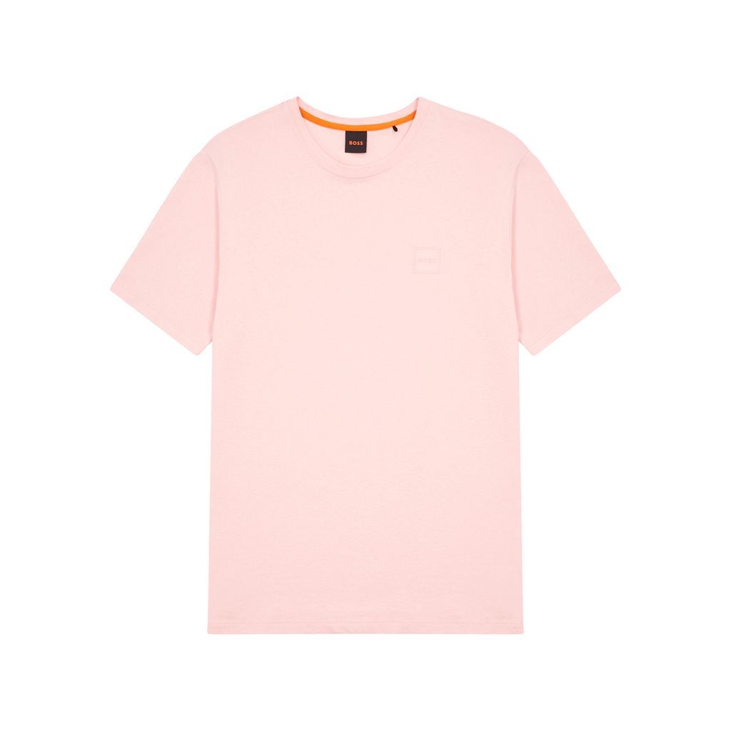 Logo Cotton T-shirt - Pink - XL