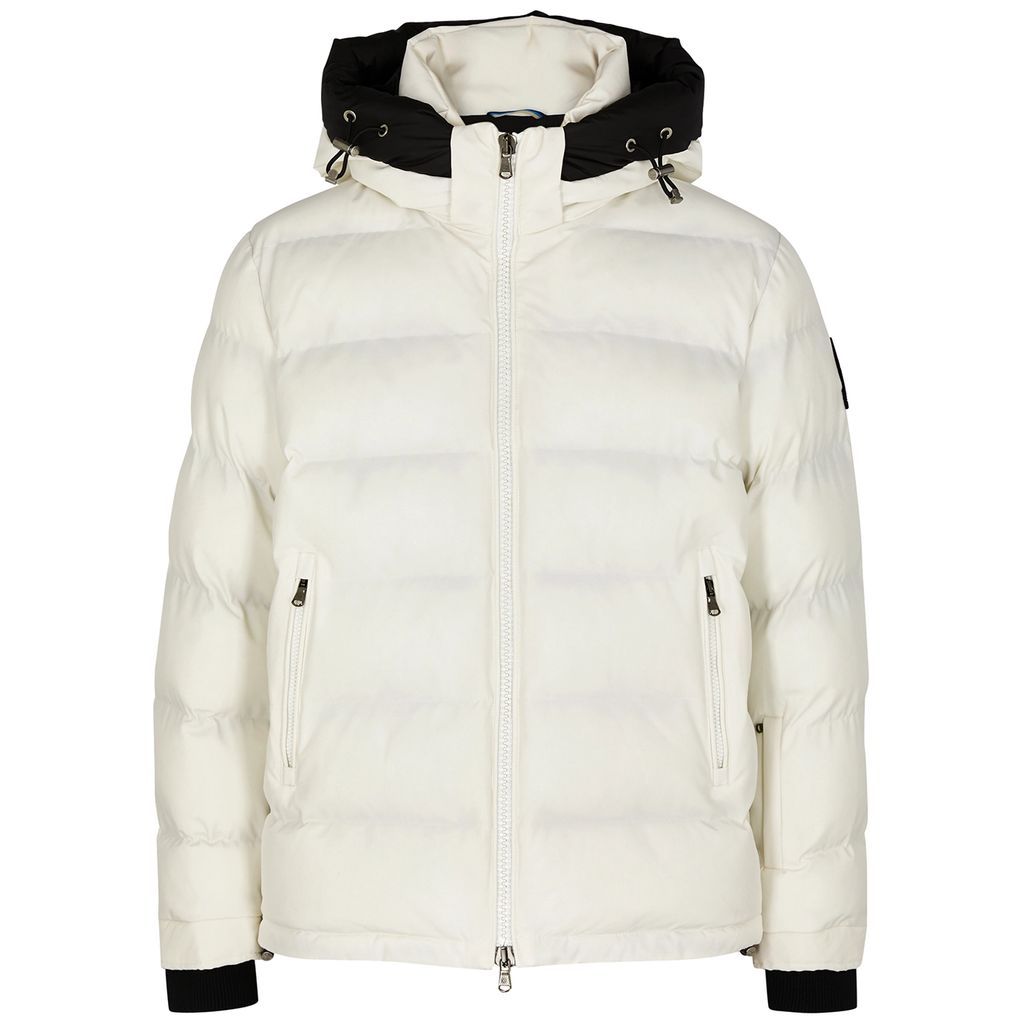 Core Quilted Matte Shell Jacket - White - S