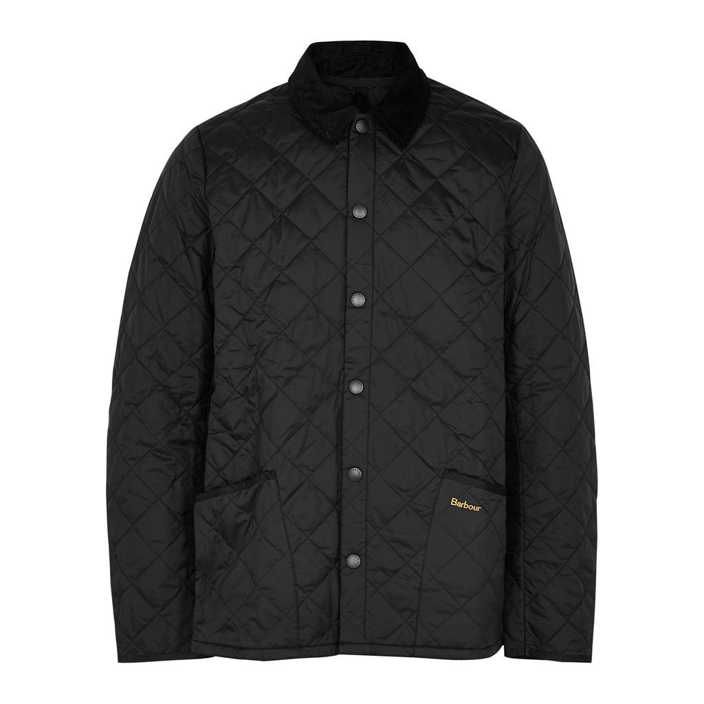 Liddesdale Black Quilted Shell Jacket - S
