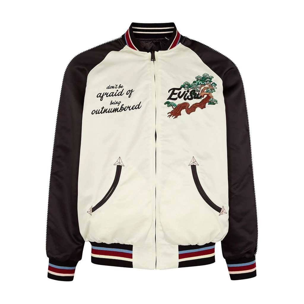 Souvenir Reversible Satin Bomber Jacket - Multicoloured - L