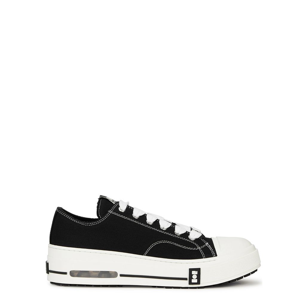 Five-O Canvas Sneakers - Black And White - 7.5