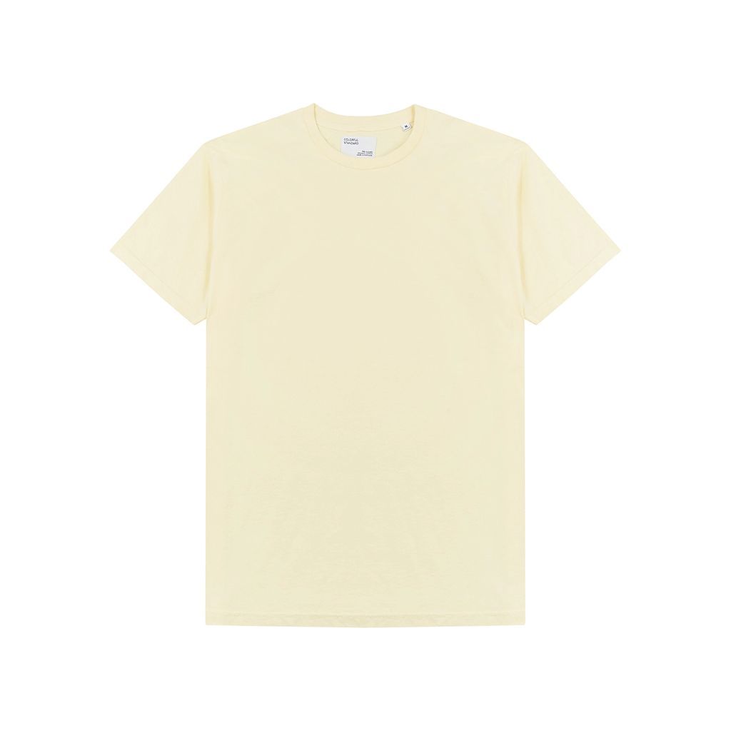 Yellow Cotton T-shirt - M