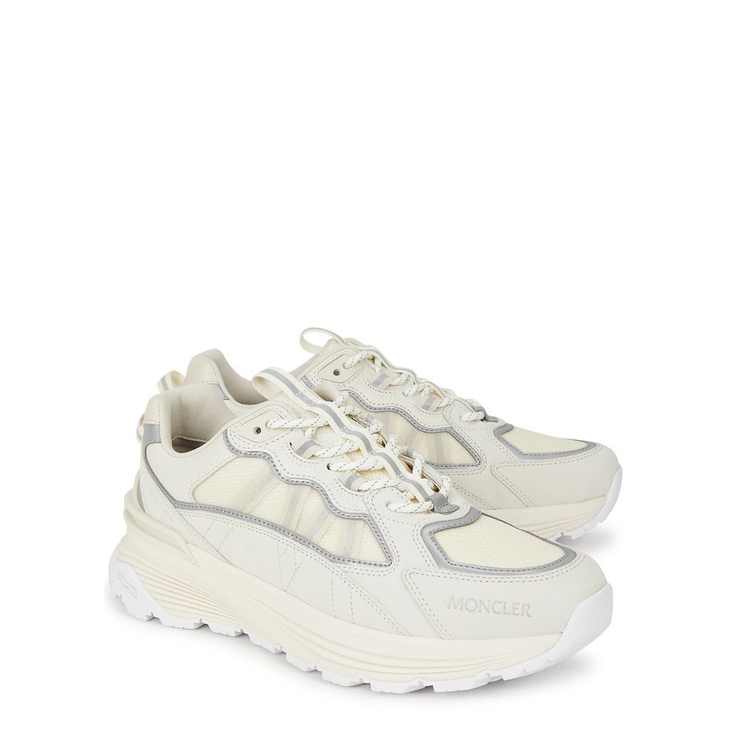 Lite Runner Panelled Mesh Sneakers - White - 11