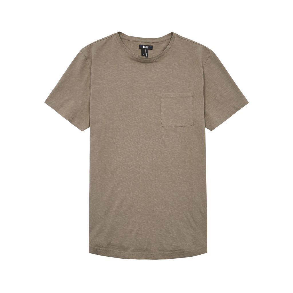 Kenneth Slubbed Cotton T-shirt - Beige - XL