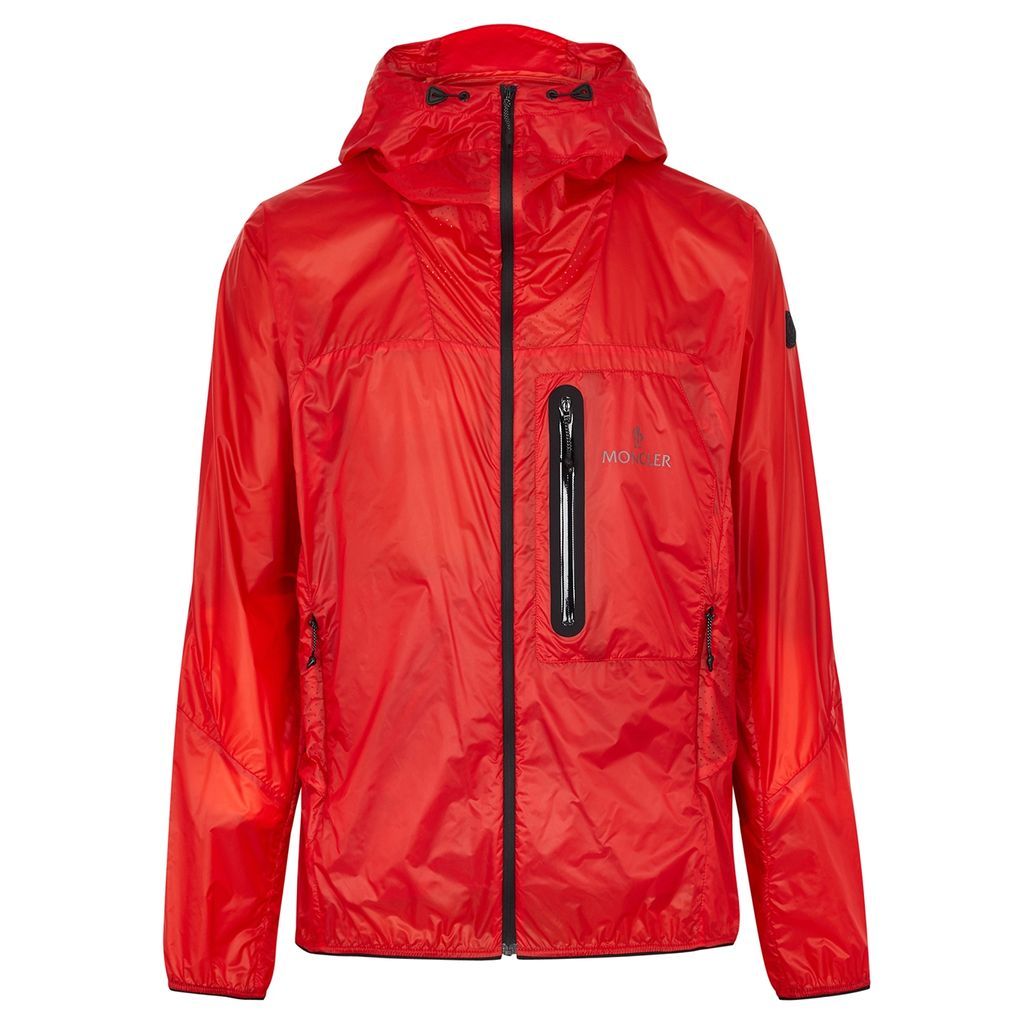 Diadem Hooded Shell Jacket - RED - 2