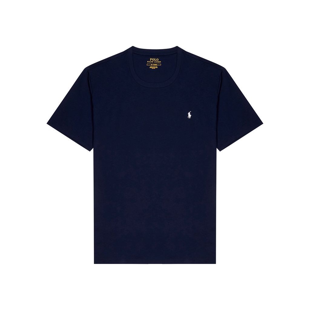 Navy Cotton T-shirt - M