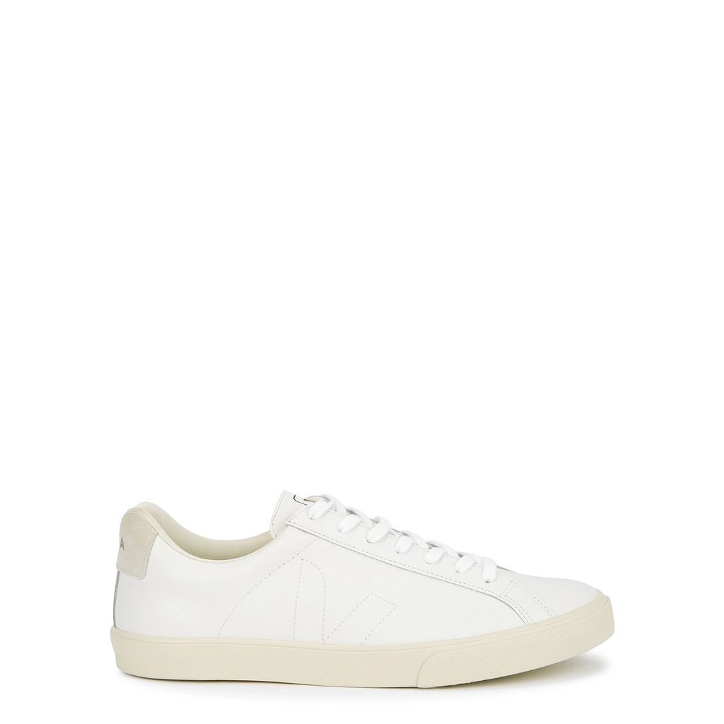 Esplar White Leather Sneakers - 11