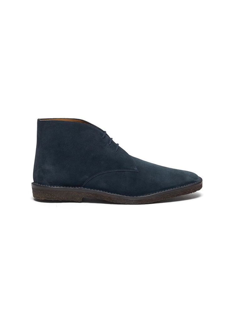 Suede driving boots