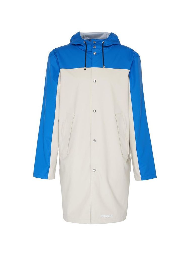 'Falun Split LW' colourblock hooded unisex raincoat