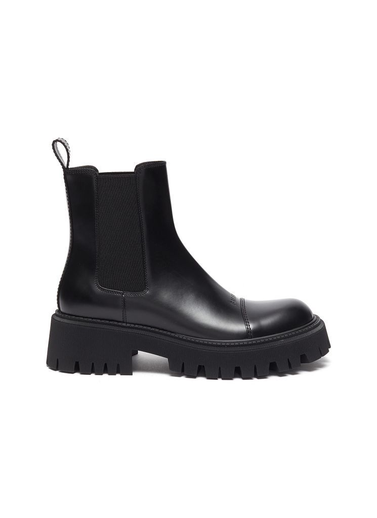 Tractor' Chunky Outsole Leather Chelsea Boots