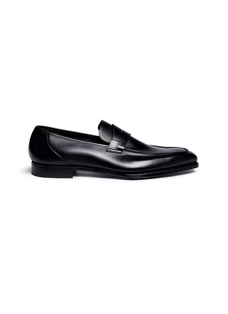 'George' leather penny loafers