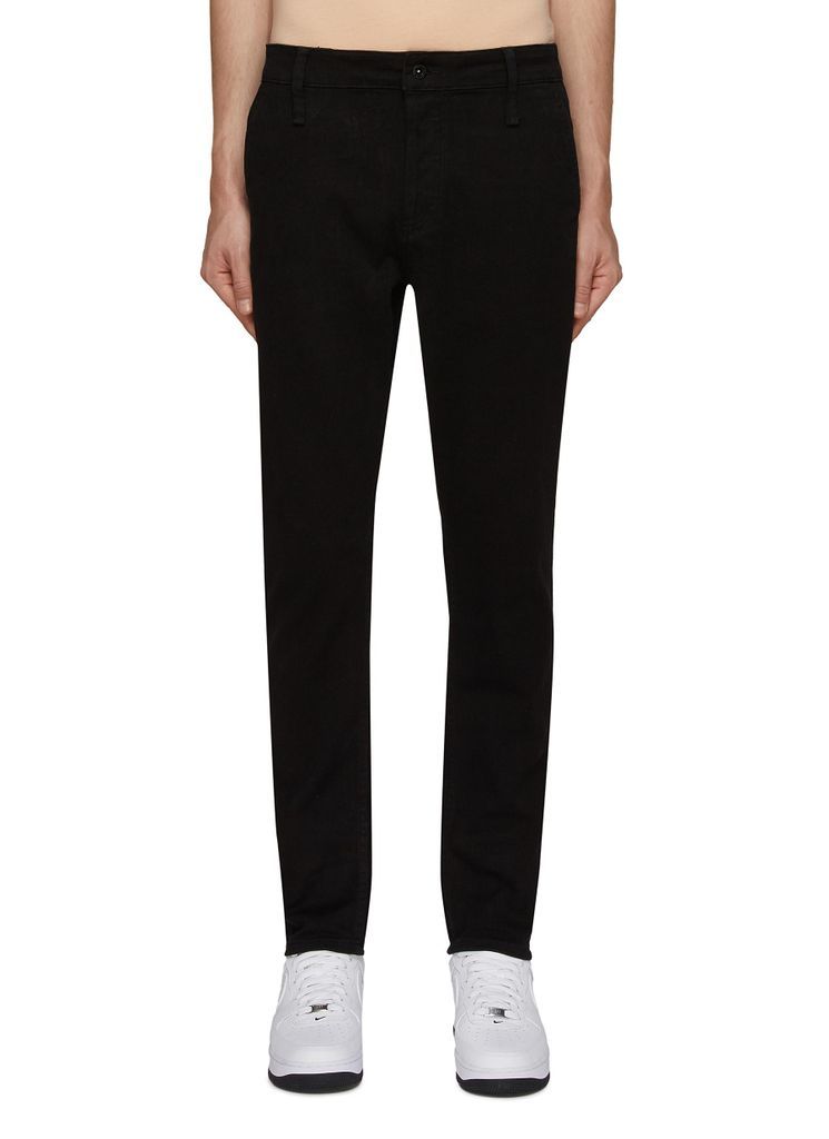 STRETCH DRILL TAPERED CHINO PANTS