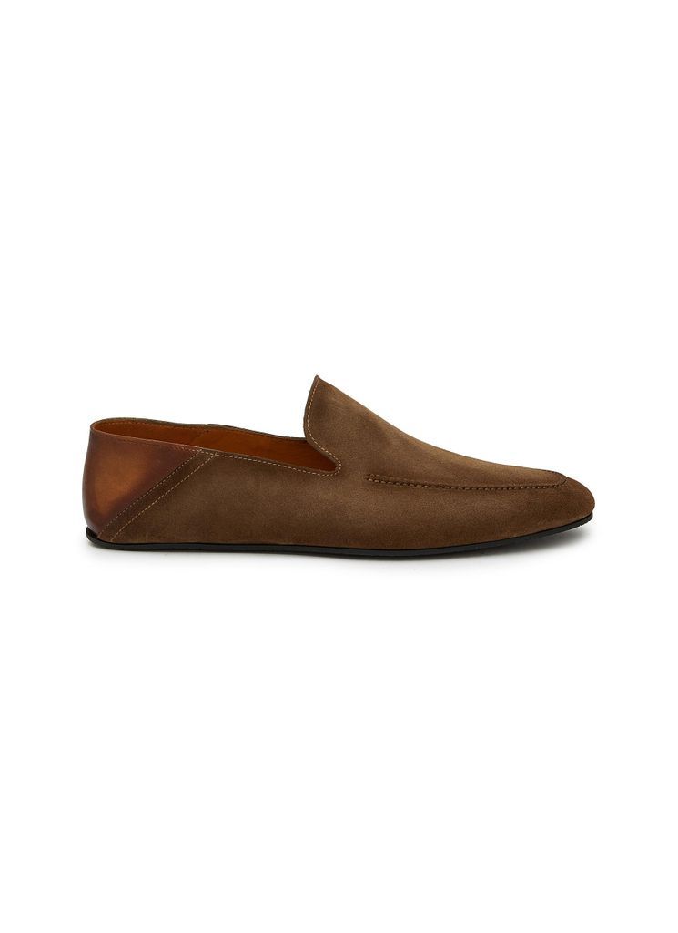 Suede Unlined Step In Loafers
