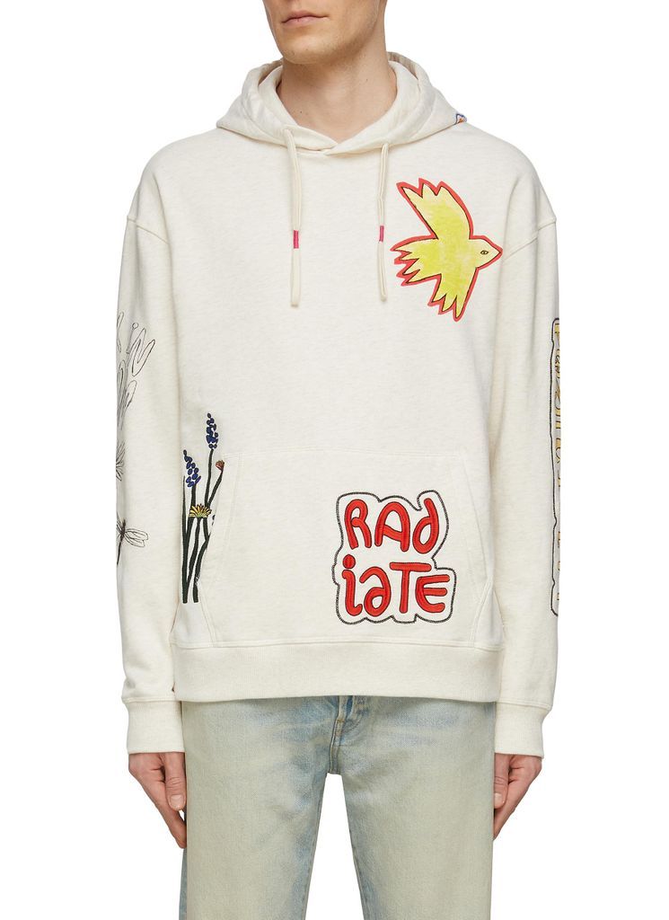 All Over Graphic Drawstring Hoodie