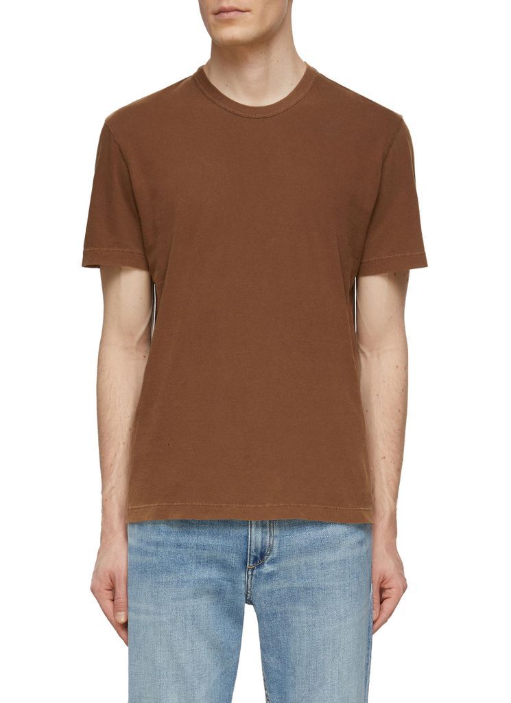 Lightweight Crewneck Short Sleeve Cotton T-Shirt