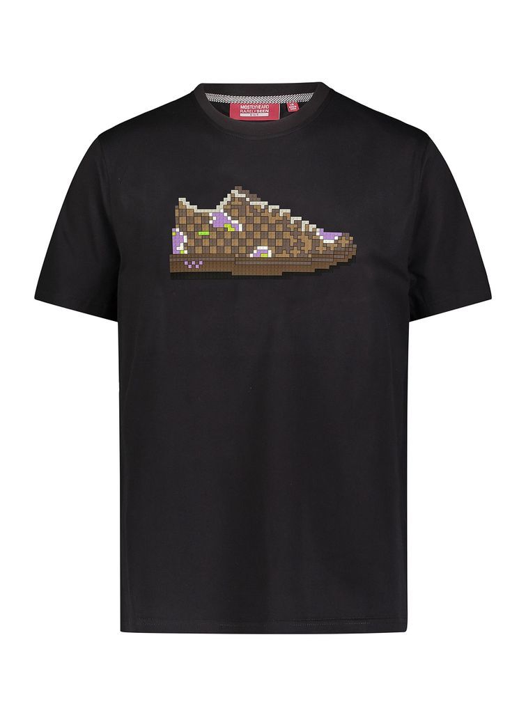 ‘Custom Louis Dunk' Pixelated Sneaker Crewneck T-Shirt