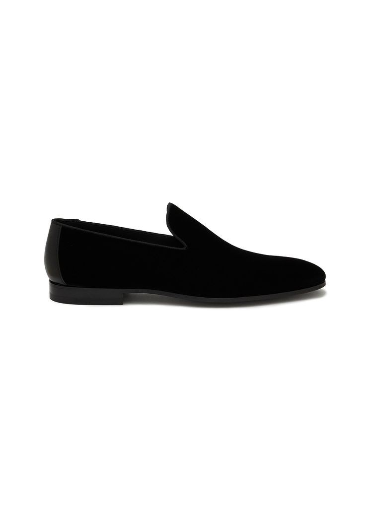 ‘Canalete' Velvet Slip On Shoes