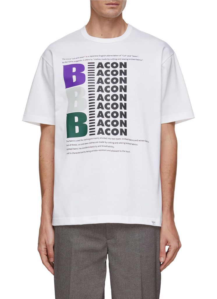 ‘Beacon' Logo Cotton T-Shirt