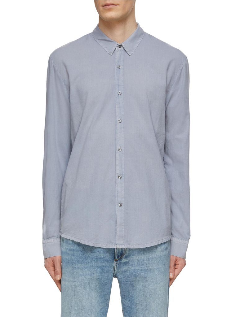 ‘Standard' Lawn Collar Cotton Button Up Shirt