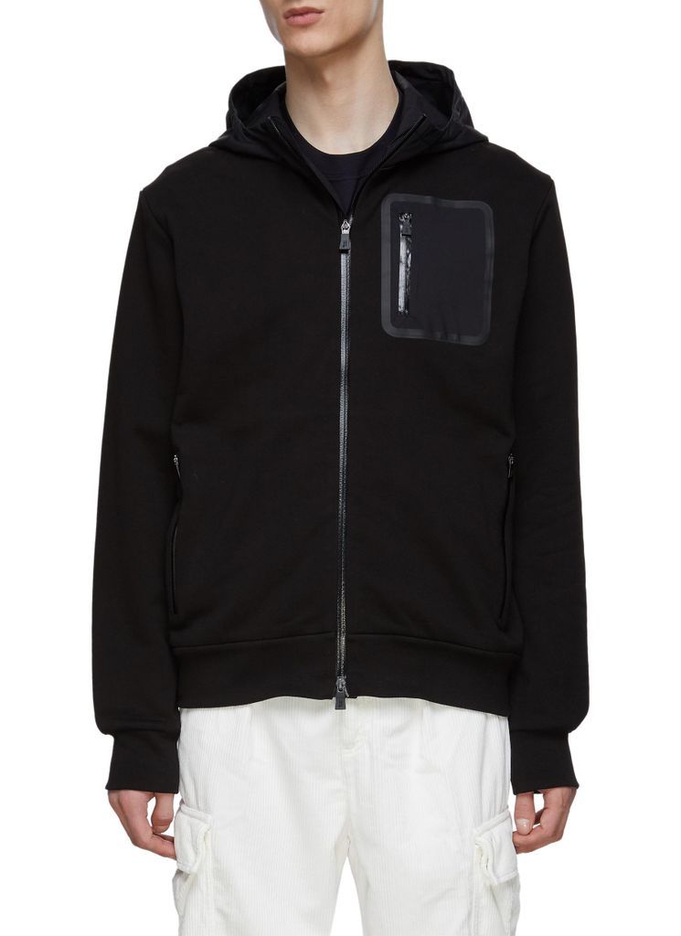 ‘Laminar' Front Zip Hooded Jacket