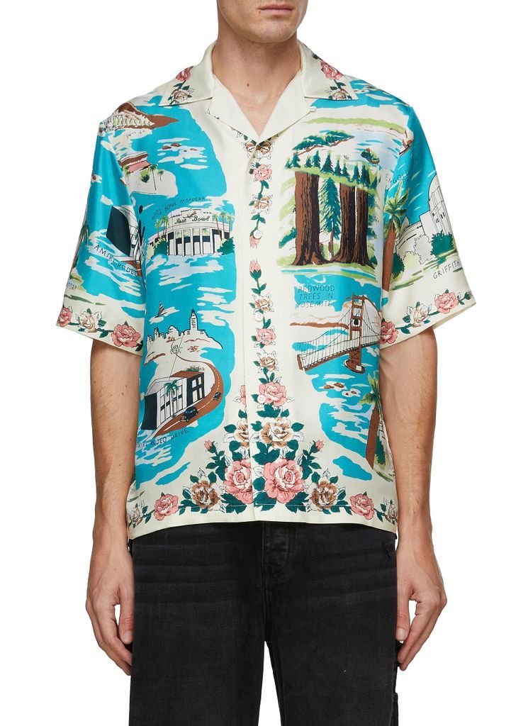 Hawaiian Bowling Button Up Shirt