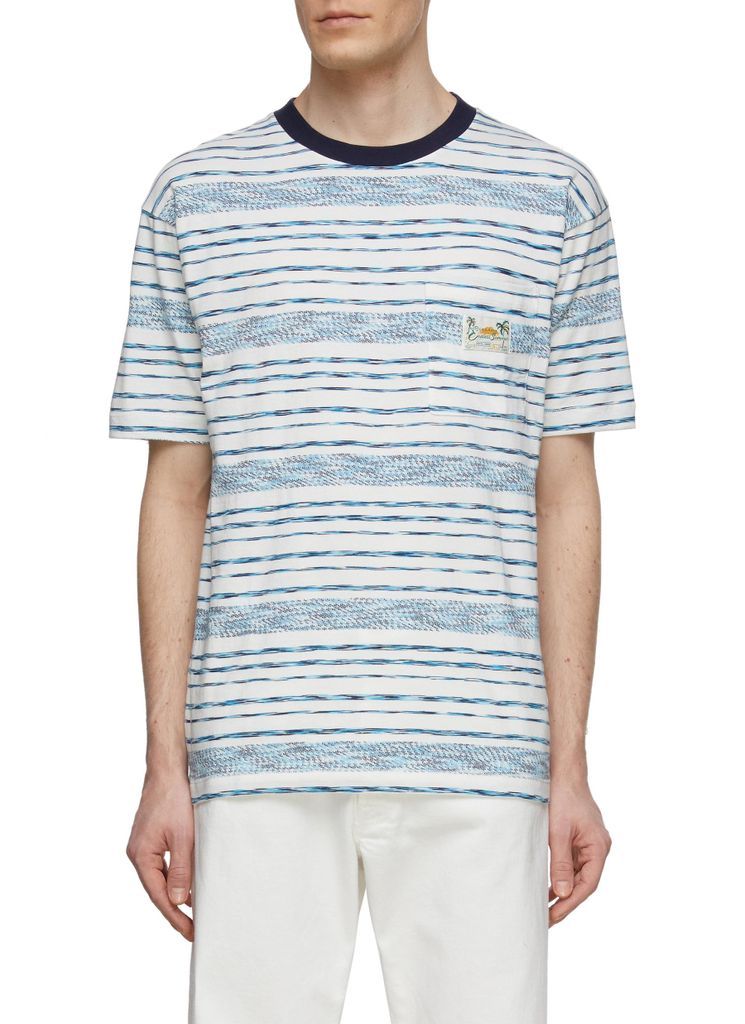 Stripe Short Sleeve Crewneck T-Shirt