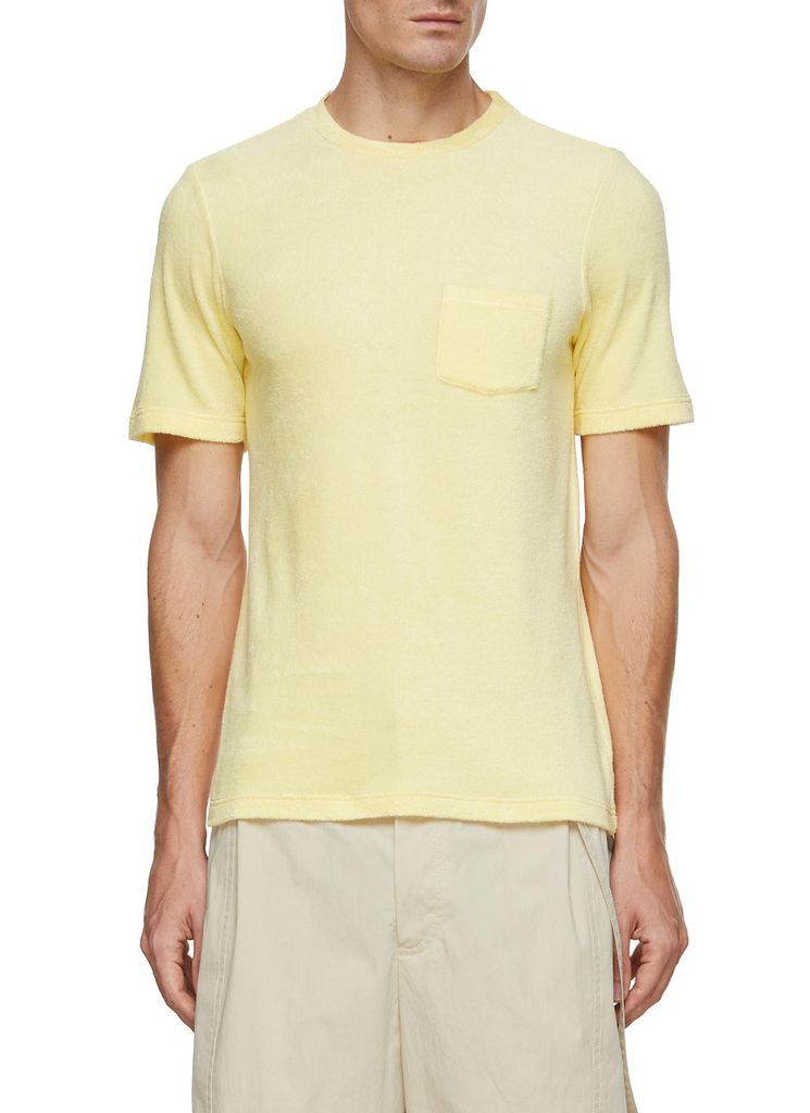 Cotton Terry Pocket T-Shirt