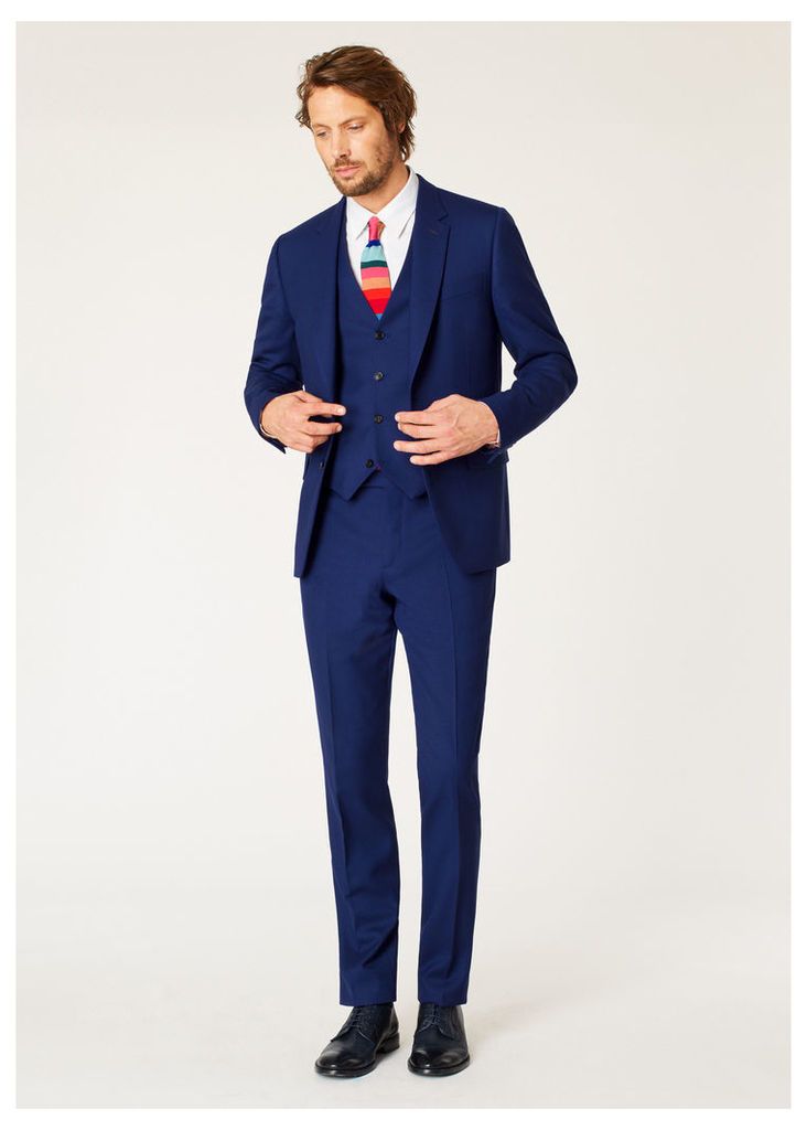 The Soho - Men's Tailored-Fit Indigo Wool 'A Suit To Travel In'