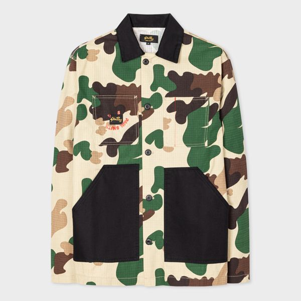 Camouflage Painters Jacket - PS Paul Smith Happy + Stan Ray