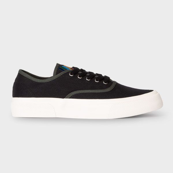 Black Canvas 'Laurie' Trainers