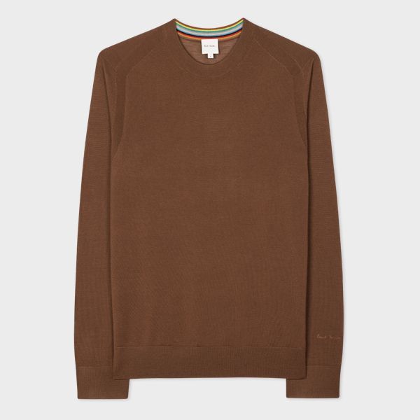 Brown Merino Wool Sweater