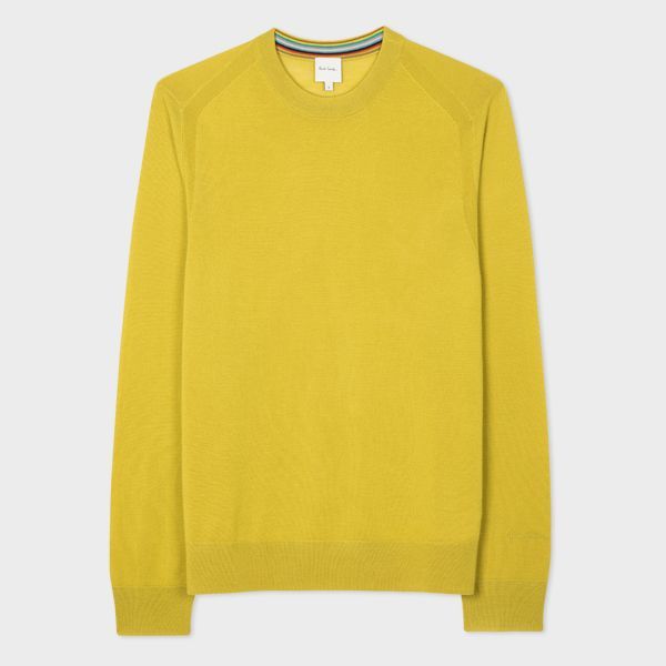 Yellow Merino Wool Sweater