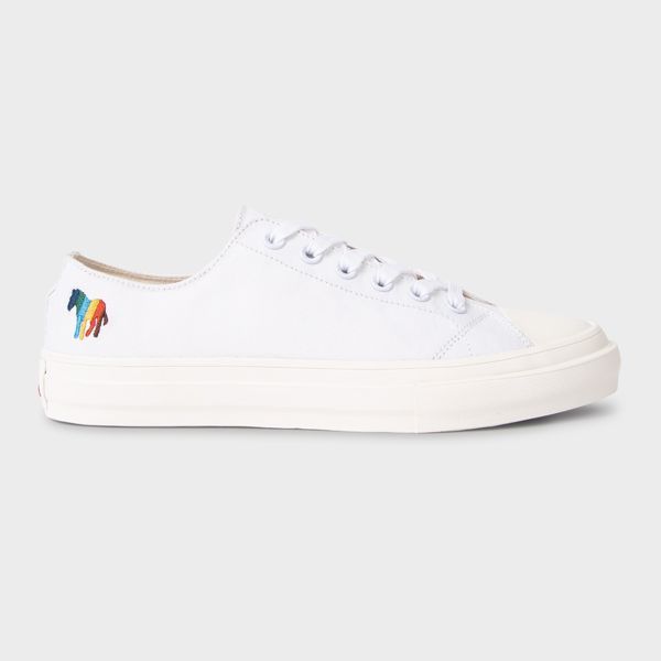 White Canvas 'Kinsey' Trainers