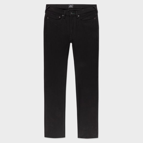 Slim-Fit Black 'Organic Stretch' Jeans